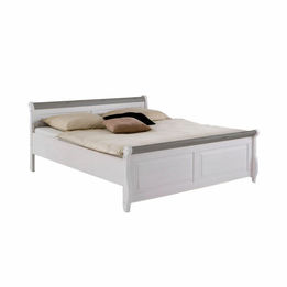Кровать "Мальта" 140 без ящиков (серый)