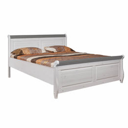 Кровать "Мальта" М 160 без ящиков (серый)