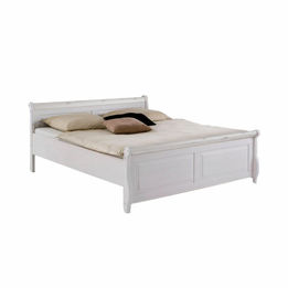 Кровать "Мальта" 160 без ящиков (белый воск)